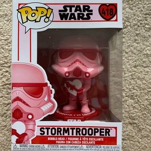 Funko Pop Collectable Storm Trooper Valentines Day Theme